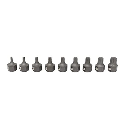 CTA Tools 5058 9 Pc. Stubby Star Bit Set