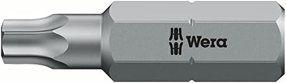 Wera 05004017001 8100 SA 7 Zyklop Metric Metal Ratchet Set with Push-Through Square, 28 Piece, 1/4" Drive