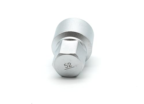 TEMO #52 Anti-Theft Wheel Lug Nut Removal Socket Key 3437 for Porsche - size: #52