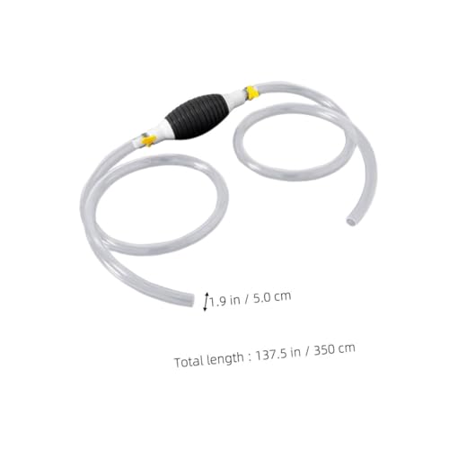 Amosfun Manual Oil Pump Hose Kit for Vehicles Efficient Fuel Transfer Pump Siphon Hose for Truck and Car Maintenance