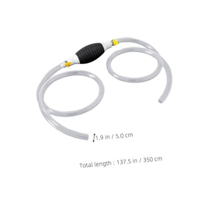 Amosfun Manual Oil Pump Hose Kit for Vehicles Efficient Fuel Transfer Pump Siphon Hose for Truck and Car Maintenance