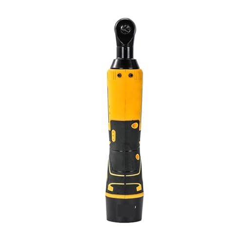Brushless Electric Wrench, 12V Cordless Electric Ratchet Wrench Right Angle Power Tool For Truss Assembly And Tight Space Repair Work,for Home and Auto Use