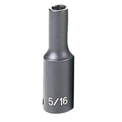 Grey Pneumatic 1010D Socket - size: 0.3125", style: 0.3125" Deep