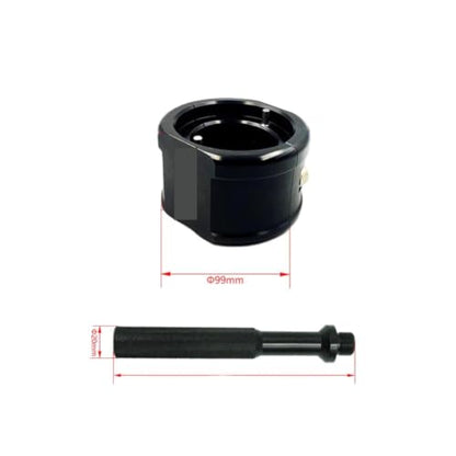 Universal Motorcycle CNC Aluminum Fork Vise Tool For Handlebar Front Shock Absorber Removal Repair Clamp Wrench Kit
