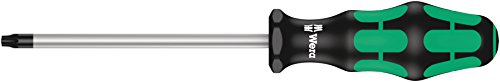 Wera 05028062001 367/6 TORX® Screwdriver set Kraftform Plus and rack, 6 pieces - size: TX10x80mm, TX15x80mm, TX20x100mm, TX25x100mm, TX30x115mm, TX40x140mm
