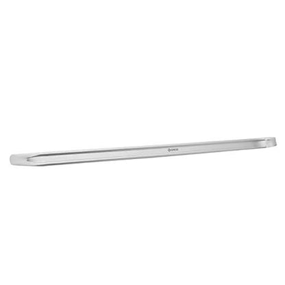Groz 24" Tire Lever, Forged Carbon Steel Tyre Iron with Hook & Taper, Nickel Plated Bead Breaker for Truck, Tractor & Heavy-Duty Tires, 600 mm Straight Pattern (33182) - size: 24-inch