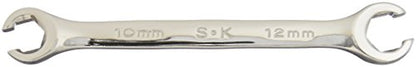 SK Tools USA 10MM X 12MM, Flare Nut, 6 Point, SuperKrome® Wrench | 8810