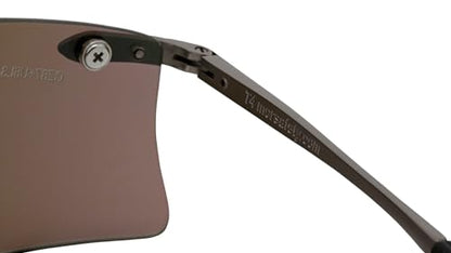 Crews T411G Rubicon Safety Glasses Emerald Mirror, 1 Pair - color: Emerald Mirror Lens