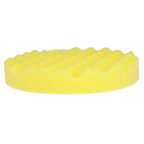 4-Pack 7inch (180mm) Car Sponge Buffing Pad Soft Wave Foam Pad Polishing Sponge Pads Kit for Car Polisher Compounding, Polishing and Waxing