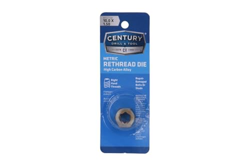 Century Drill & Tool, 92708, 10.0X1.50,Rethreading Die,Tool Set, Thread Repair - size: 10.0 X 1.50