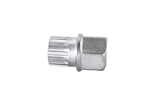 TEMO 12/14Pt Anti-Theft Wheel Lock Lug Nut Removal Socket Key 3054 for BMW | Wheel Lock Nut Socket Adapter | Anti-Theft Screw Remover Repair Tool | Tyre Fitting, Garage Repair, Tire Change - size: 12/14PT