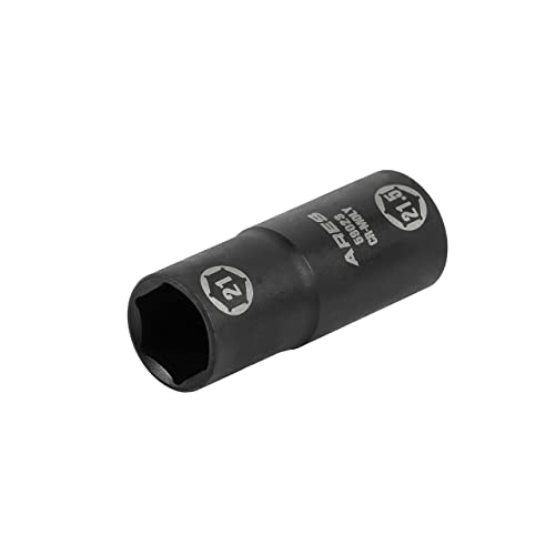 ARES 59023 21x21.5mm Half Size Lug Nut Flip Socket - 1/2-In Drive | Removes Warped, Damaged & Bloated Chrome Capped Lug Nuts - size: 21 x 21.5mm