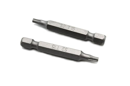 TEMO 25 pc T15 Torx Star Head Screwdriver Bit Set, S2 Steel 6 Point T-15 2 Inch Screwdriver Insert Bits - size: T15 2"L