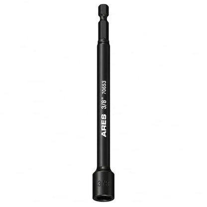 ARES 70653 3/8-Inch Magnetic Impact Nut Driver | Impact Grade Nut Setter with Industrial Strength Magnet - size: 3/8" Magnetic Impact Nut Driver