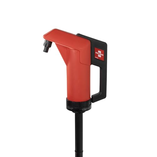 Fill-Rite FR20V Lever Operated Fuel & Oil Transfer Hand Pump - style: Poly Pump (Red - Fuel)