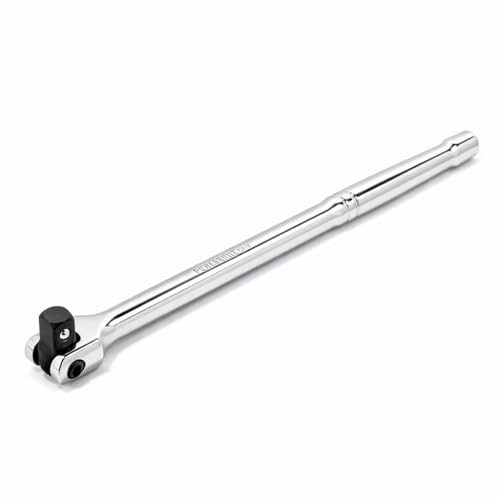 Powerbuilt 1/2" Drive Flex Handle, 12 Inches Long Extension Breaker Bar, Chrome Vanadium Steel Made-642504 - size: 12", style: 1/2" Drive