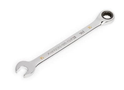 GEARWRENCH 15mm 4 Degree Swing Arch 12 Point Ratcheting Combination Wrench - 86915 - size: 15mm