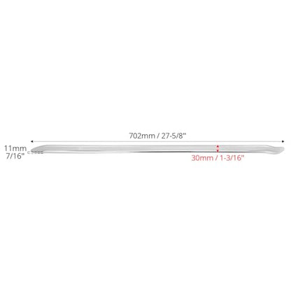 QWORK 28 Inch Tire Iron Lever Bar, Professional Tire Changing Spoon Tool for Cars Motorcycles Bicycles Scooters, Forged Steel Chrome Plated Tire Removal and Installation Tool