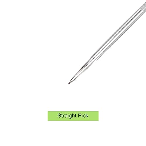 uxcell Straight Pick Hook 6.69" Puller Remover Removal Tool for Oil Seal/O-Rings, Gasket, Hose 2Pcs