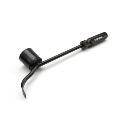 Steelman Hubcap Remover Tool for Auto Mechanics, Heavy-Duty Steel, Large Rubber Hammer Face, Wide Prying Blade, Secure Grip