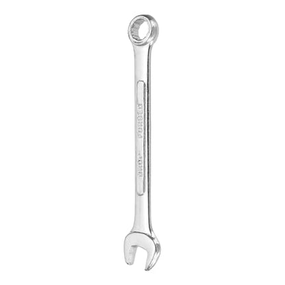 HARFINGTON Combination Wrench 9mm Metric 12-Point Box and Open End Zinc Plated Steel Double Ended Spanner Tool for Automotive Pipe Furniture Machinery DIY Repair, Silver White - size: 9mm