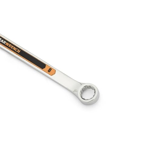GEARWRENCH 15 Piece 12 Point Metric Hi-Viz Long Pattern Combination Wrench Set | 81902H - style: 15 pc (Metric)