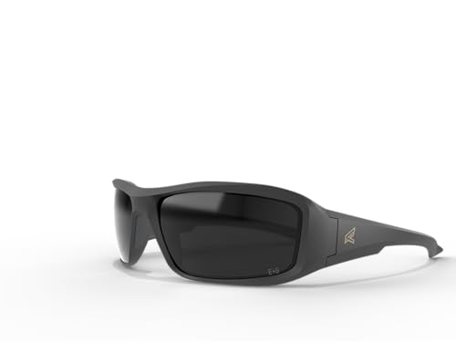 EDGE Brazeau Safety Glasses, Non-Slip, Impact/Scratch Resistant, 99.9% UV Protect, ANSI Z87 Rated - color: Matte Black