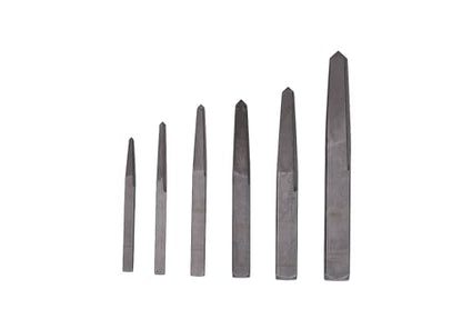 Century Drill & Tool 73214 6-Piece Square Flute Screw Extractor Set, #1 - #6, for Extracting Broken Screws and Bolts Without Damaging Threads - size: 6 Piece
