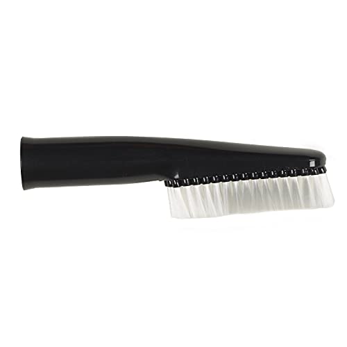 Shop-Vac 9018033 1.25 Inch Diameter Soft Auto Brush, Black Nylon Bristles, Ideal for Cleaning Vehicle Interiors, Dashboards, and Upholstery