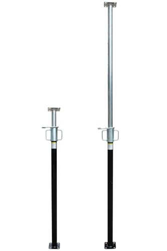 2 Pack House Floor Jack,Adjustable Support Beam Basement Jack, 55"-94" Height Range, 2300 lbs Load Capacity, Jack Post Pole, Fit for Wood-Framed Basement and Crawl Space Basement Support