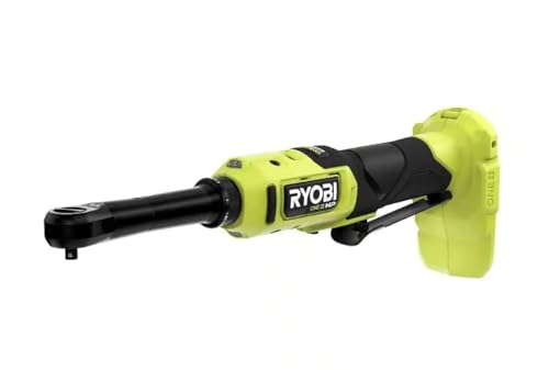 RYOBI ONEAND HP 18V BRUSHLESS Cordless 3/8 in. Extended Reach Ratchet Tool ONLY PBLRC25B | Battery and Charger Sold Separately