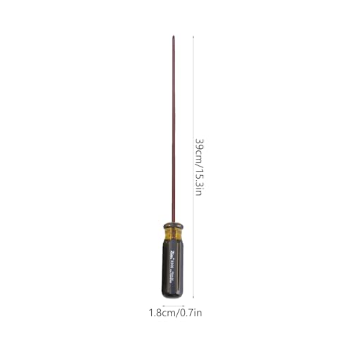 DOITOOL 2Pcs Slotted and Phillips Screwdriver, 15 inch Long Cross- head Screwdriver Screwdriver, Long Screwdriver Set Magnetic Tip Screwdriver Set