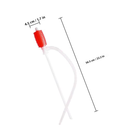 Levemolo Manual Oil Pump Kit 2 Siphon Hoses for Gasoline Oil Change Accessories Hand Siphon Pump for Car Fuel Transfer Sucker Pumping Pipe for Garage Maintenance