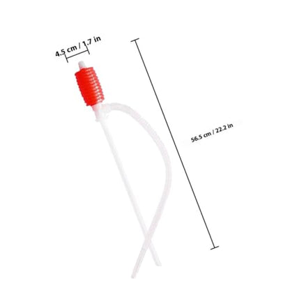Levemolo Manual Oil Pump Kit 2 Siphon Hoses for Gasoline Oil Change Accessories Hand Siphon Pump for Car Fuel Transfer Sucker Pumping Pipe for Garage Maintenance