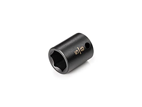 TEKTON 3/8 Inch Drive x 5/8 Inch Shallow 6-Point Impact Socket | SID12016 - size: 5/8-Inch, style: Shallow