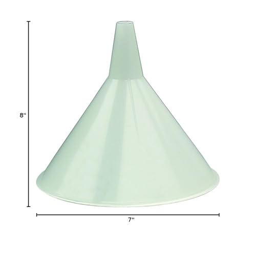 LubriMatic 75-064 Economy Plastic Funnel - 48 Ounce White