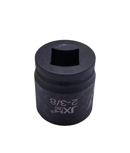 1-1/2" Drive Impact Socket, 6-Point, Heat Treated Cr-Mo Steel – Heavy Duty for Hydraulic Impact Wrench (2-3/8") - size: 2-3/8"