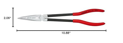 Knipex Tools 28 81 280 11" Extra Long Needle Nose Pliers - Angled, - style: Angled Head