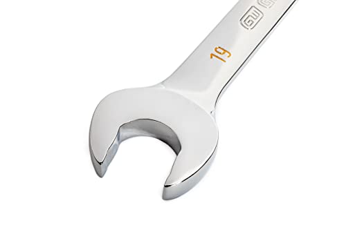 GEARWRENCH 19mm 4 Degree Swing Arch 12 Point Ratcheting Combination Wrench - 86919 - size: 19mm