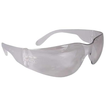 Radians Clear Safety Glasses, Scratch-Resistant, Wraparound, One Size - color: Clear, size: 1 Count (Pack of 1)