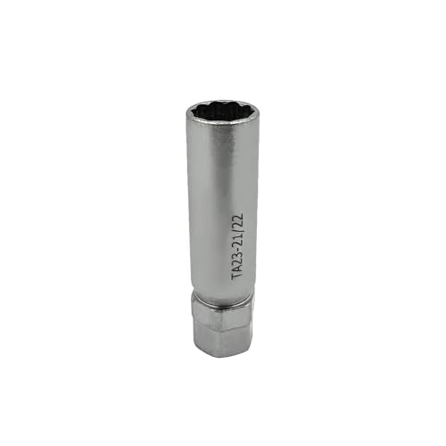 TA23-21/22 10-Spline Wheel Lock Key for Heavy-Duty Trucks & Large SUVs - 13/16" & 7/8" Hex Drive Lug Nut Tool | Fits Ford F-150, Chevy Silverado, RAM 1500, GMC Sierra & Full-Size Vans