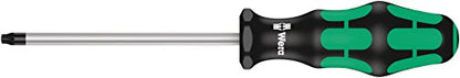 Wera 05028062001 367/6 TORX® Screwdriver set Kraftform Plus and rack, 6 pieces - size: TX10x80mm, TX15x80mm, TX20x100mm, TX25x100mm, TX30x115mm, TX40x140mm