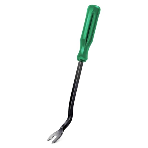 GOOACC Car Panel/Upholstery Fastener Remover Ergonomic Stainless Steel | Easily Removes Plastic Fasteners Reduces Damage to Panels and Loss of Clips Green - color: Green, size: 1Pc Remover