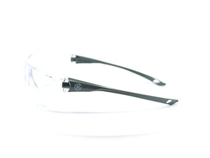 GE Safety Glasses, ANSI Z87.1, 03 Series, Anti-scratch Lens, 99.9% UV Protection, EN 166, 12 Pack - color: Gray