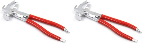 CKAuto Wheel Balancing Weight Plier Hammer Tool, Wheel Weights Clip On (Pack of 2) - size: Wheel Weight Hammer (Pack of 2)