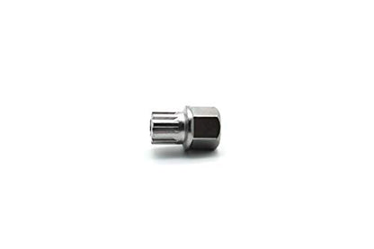 TEMO 55/10Pt Anti-Theft Wheel Lock Lug Nut Removal Socket Key for Vw Audi | Wheel Lock Nut Socket Adapter | Anti-Theft Screw Remover Repair Tool | Tyre Fitting, Garage Repair, Tire Change - size: 55/10PT