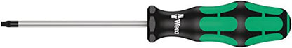 Wera 05028062001 367/6 TORX® Screwdriver set Kraftform Plus and rack, 6 pieces - size: TX10x80mm, TX15x80mm, TX20x100mm, TX25x100mm, TX30x115mm, TX40x140mm