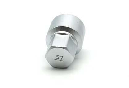 TEMO #57 Anti-Theft Wheel Lug Nut Removal Socket Key 3437 for Porsche - size: #57