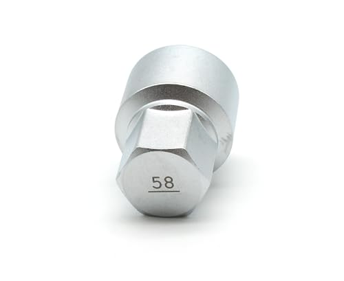 TEMO #58 Anti-Theft Wheel Lug Nut Removal Socket Key 3437 for Porsche - size: #58