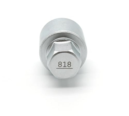 TMAX #818 Anti-Theft Wheel Lug Nut Removal Socket Key 3436 for Audi - size: Key #818
